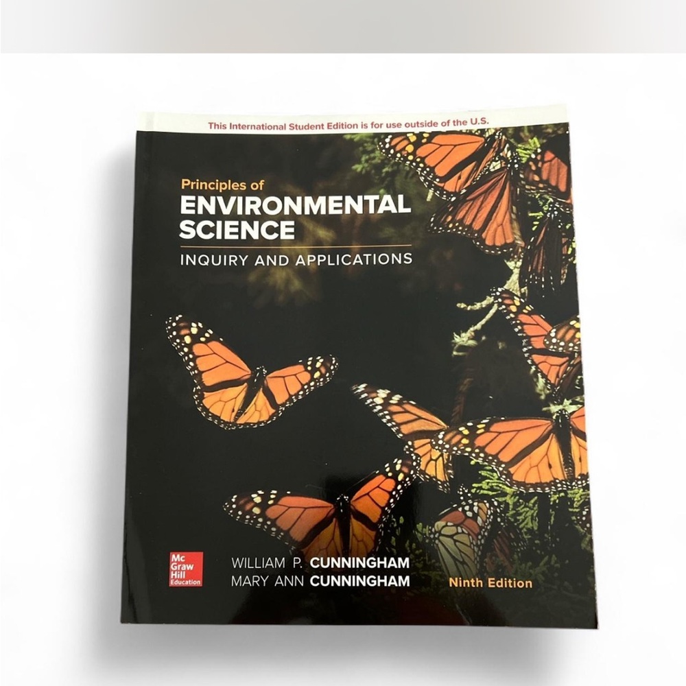 Principles of Environmental Science Book